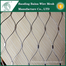 China Manufacturers Metal facades Flexible metal mesh netting Stainless steel cable netting Cheap Low Price For Sale